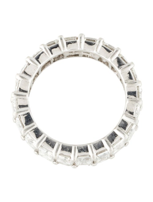 David Webb Platinum 6.40ctw Diamond Eternity Band