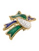 David Webb 2.86ctw Diamond & Enamel Brooch