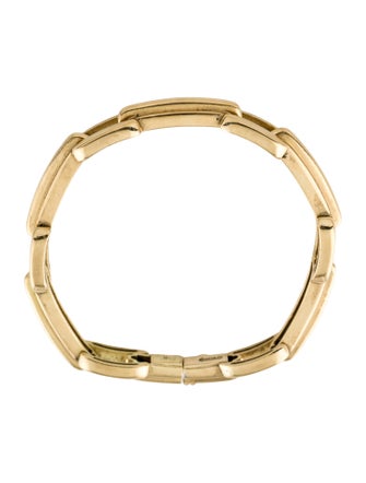 David Webb 18K Elongated Link Bracelet