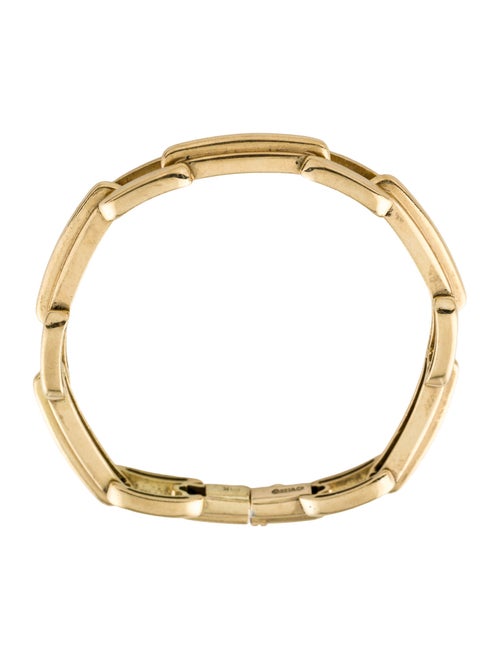 David Webb 18K Elongated Link Bracelet