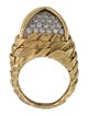 David Webb 18K 1.15ctw Diamond Cocktail Ring
