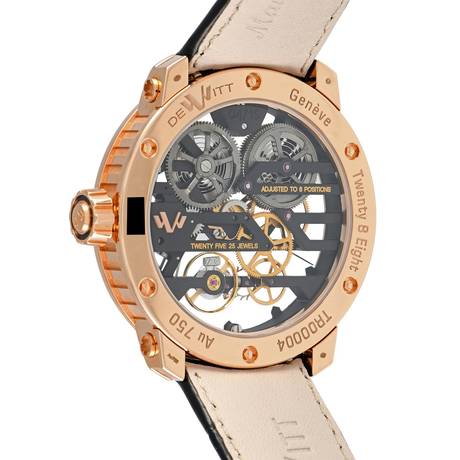 DeWitt De Witt Twenty 8 Eight Grand Skeleton Watch
