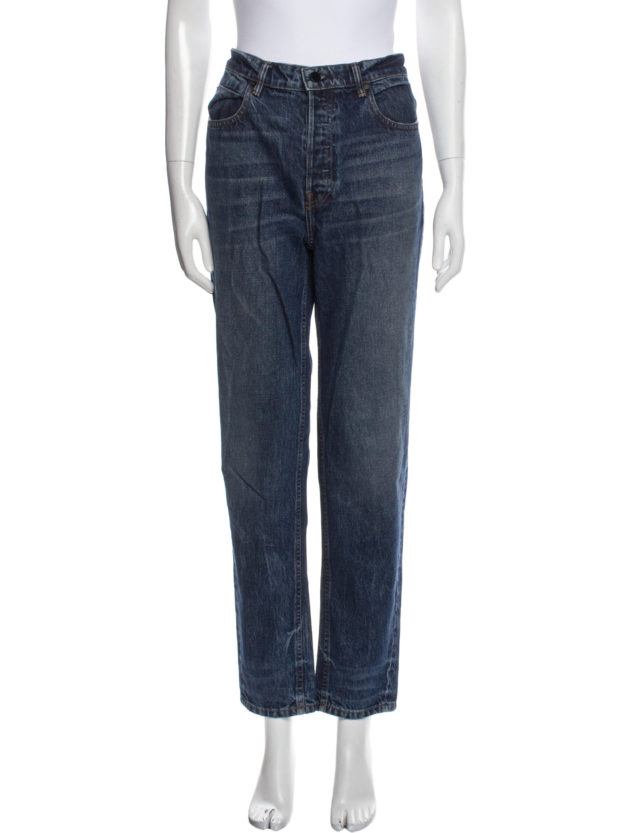 denim x alexander wang crush wide leg jeans