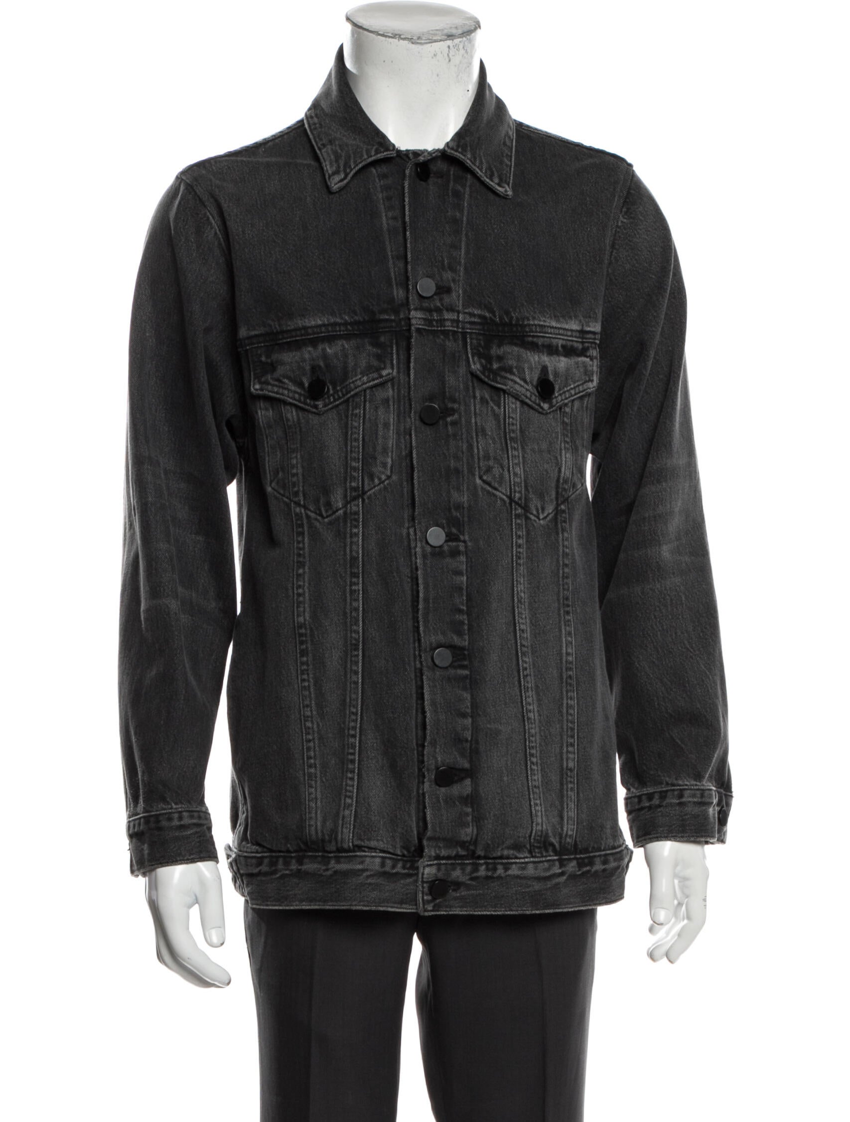Denim x Alexander Wang Denim Jacket Black Outerwear, Clothing DWLXA22922 The RealReal