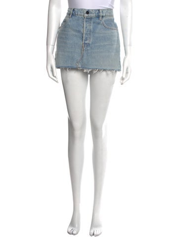 Denim x Alexander Wang Skirts Tie-Dye Print Mini Skirt US 28 | M