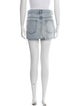 Denim x Alexander Wang Fringe Trim Accent Mini Skirt