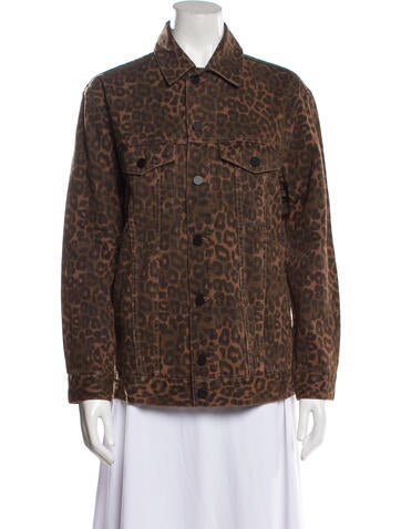 Denim x Alexander Wang Jackets Animal Print Jacket XS
