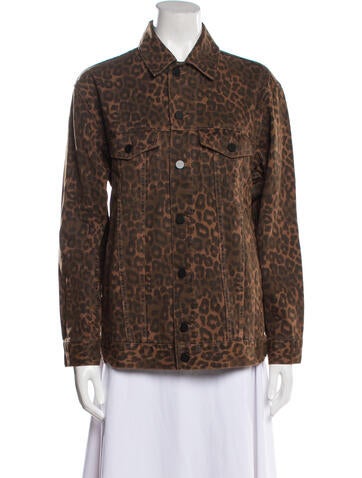 Denim x Alexander Wang Jackets Animal Print Jacket XS