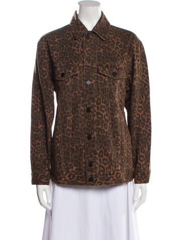 Denim x Alexander Wang Jackets Animal Print Jacket XS