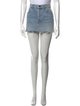 Denim x Alexander Wang Fringe Trim Accent Mini Skirt