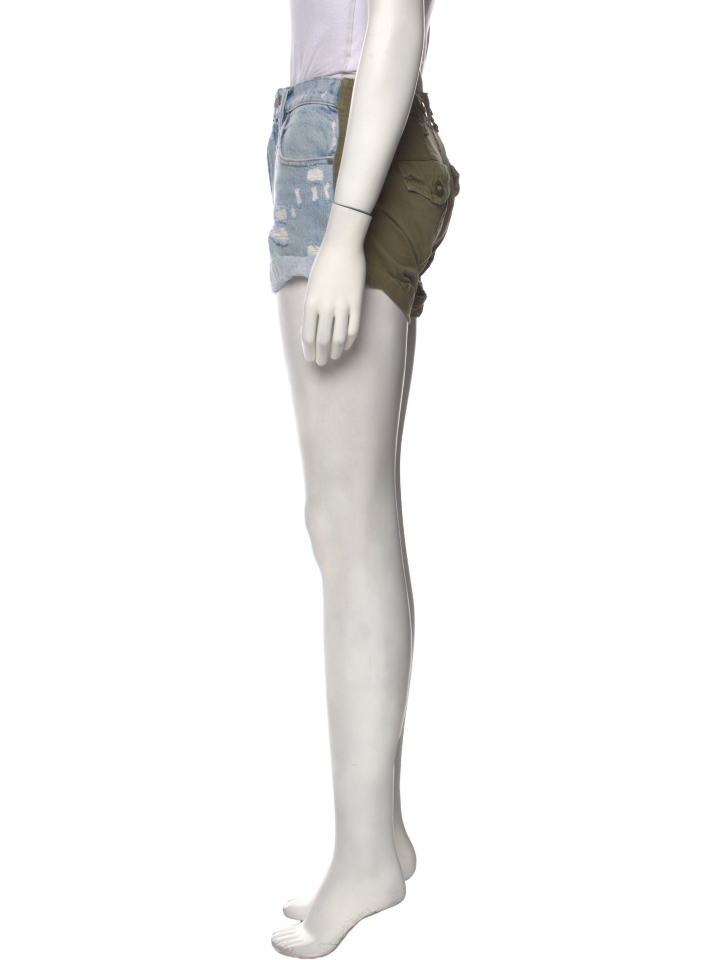 Denim x Alexander Wang Mini Shorts