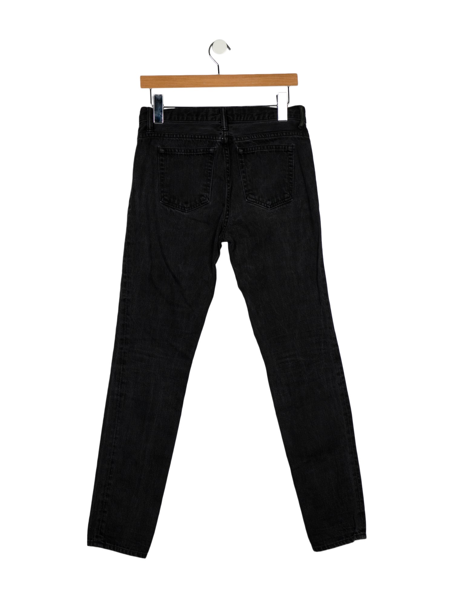 Denim x Alexander Wang Mid-Rise Skinny Leg Jeans