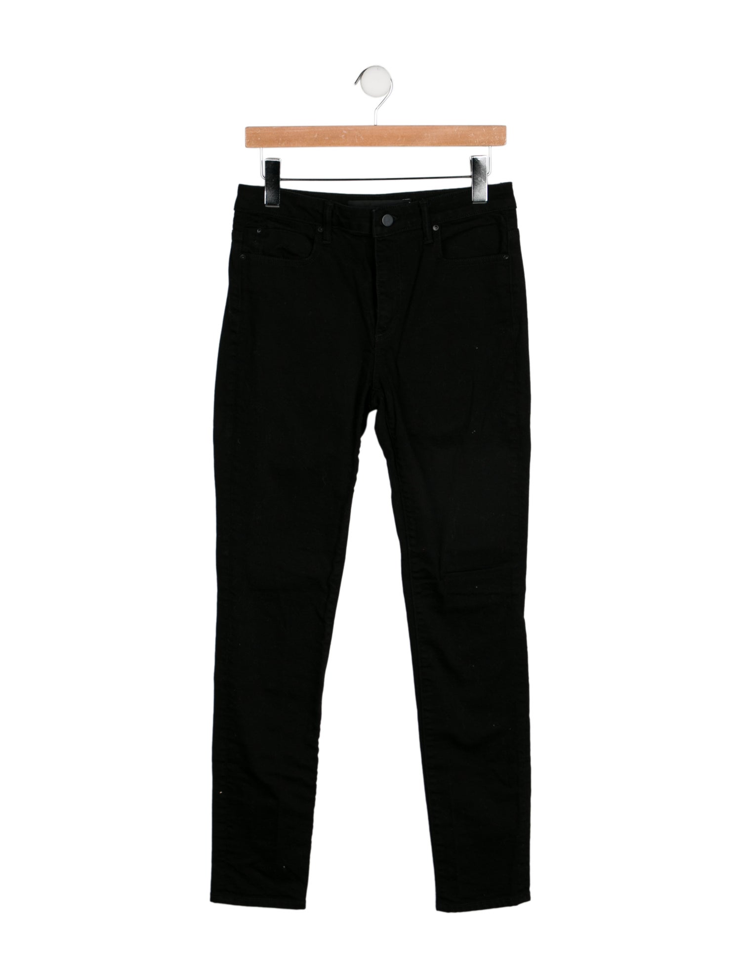 Denim x Alexander Wang Mid-Rise Skinny Leg Jeans