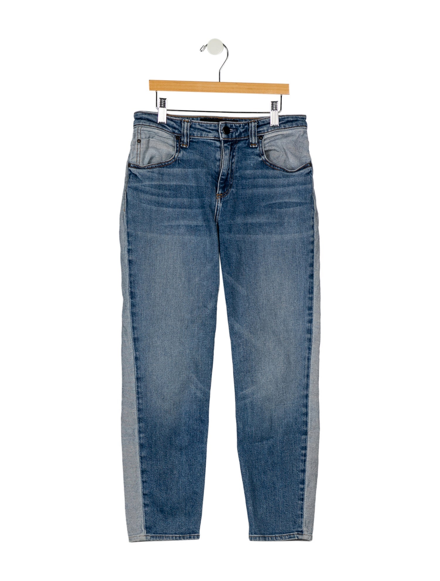 Denim x Alexander Wang Mid-Rise Skinny Leg Jeans