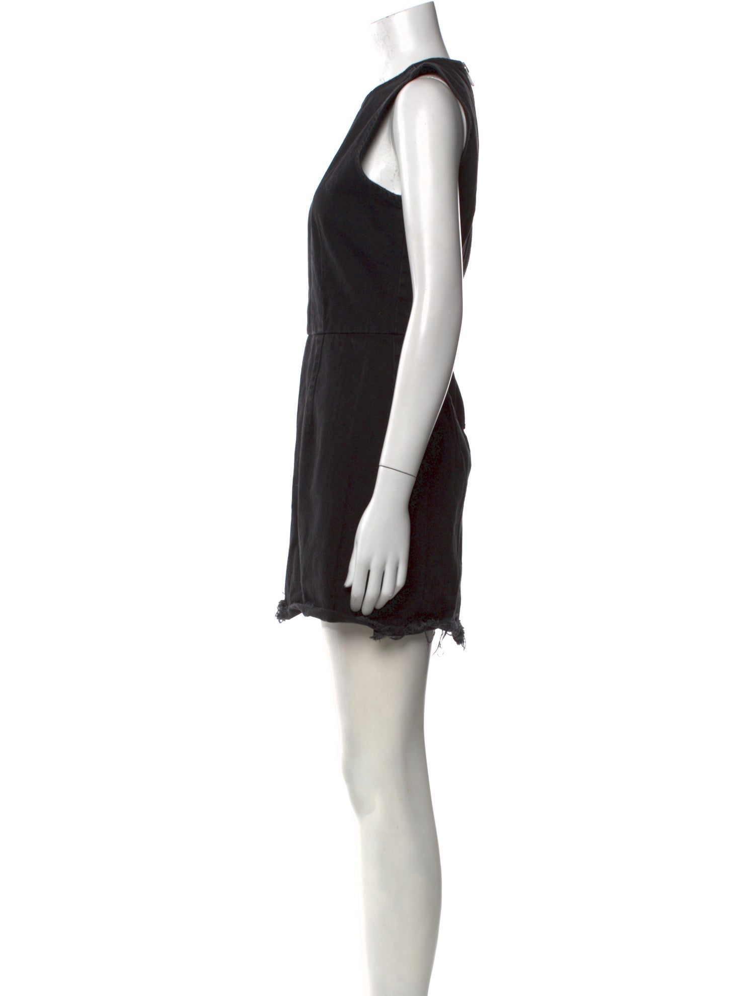 Denim x Alexander Wang Crew Neck Mini Dress