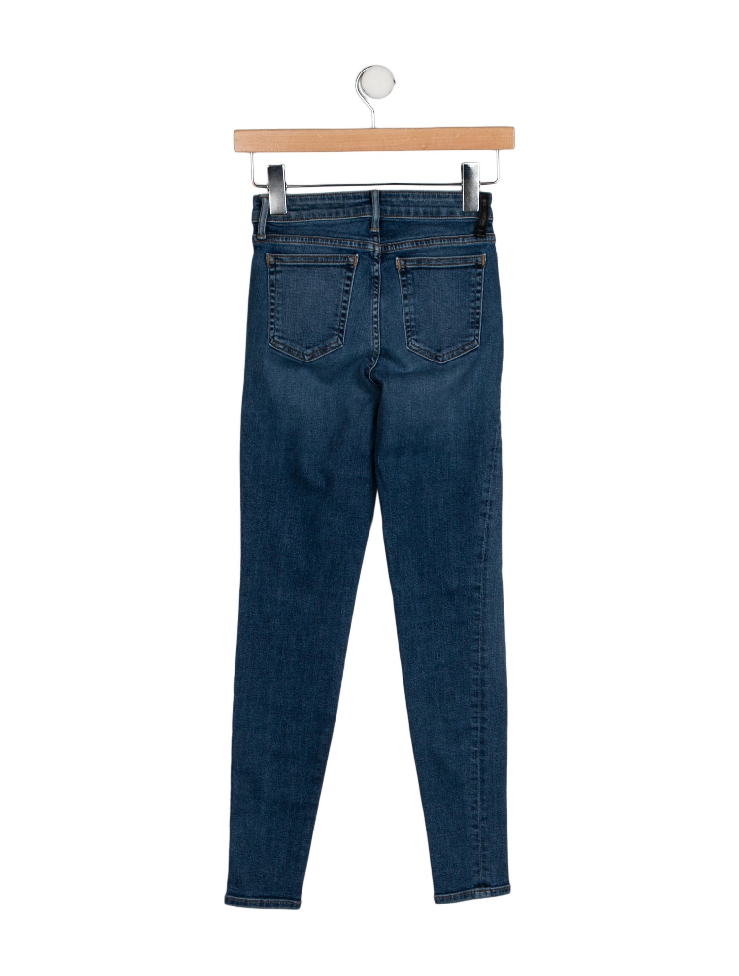 Denim x Alexander Wang Mid-Rise Skinny Leg Jeans