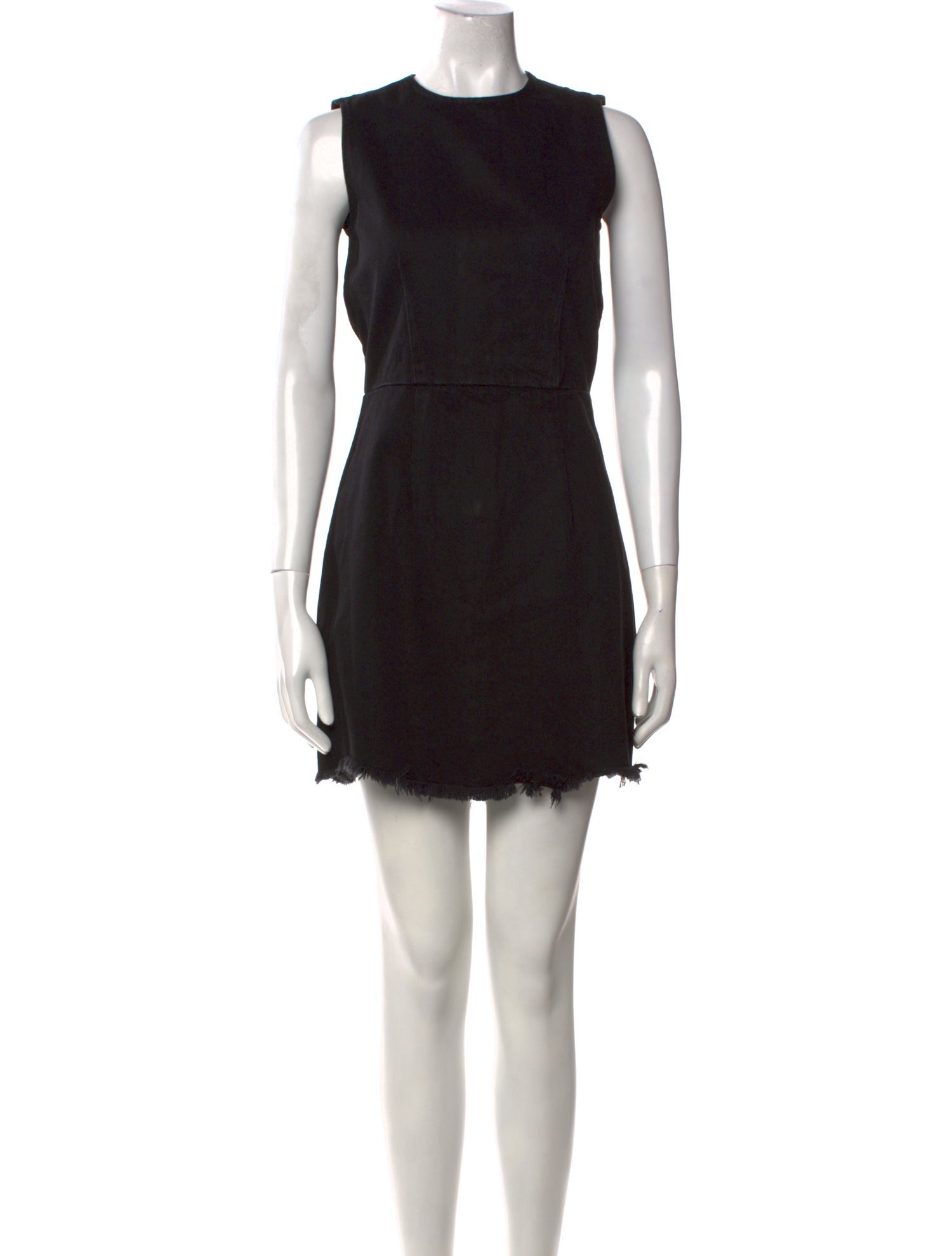 Denim x Alexander Wang Crew Neck Mini Dress