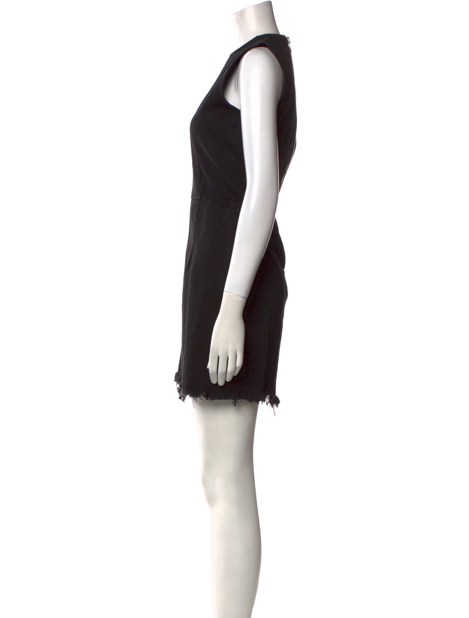 Denim x Alexander Wang Crew Neck Mini Dress
