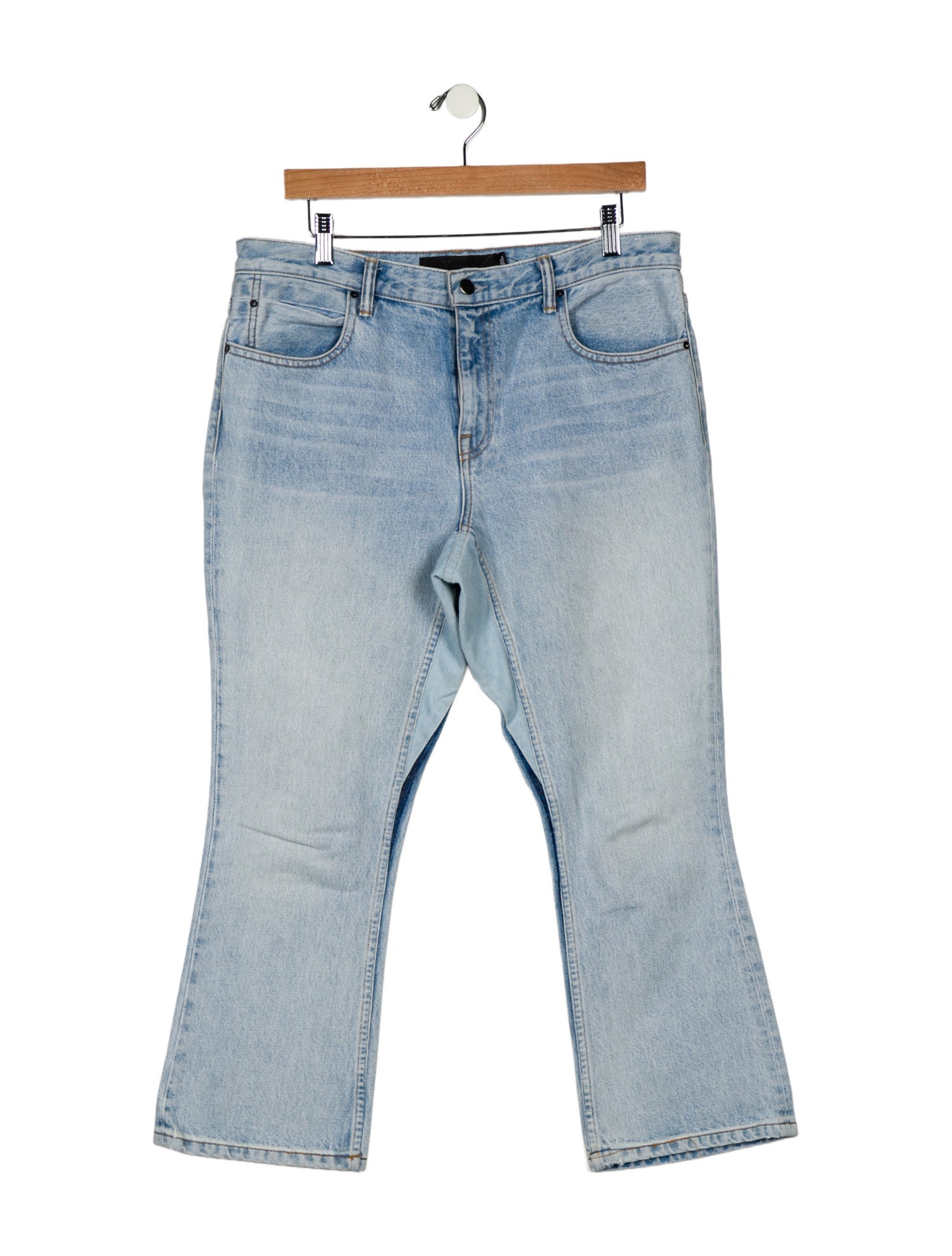 パンツ denim x alexander wang alexander wang - high waisted workwear carpenter jeans