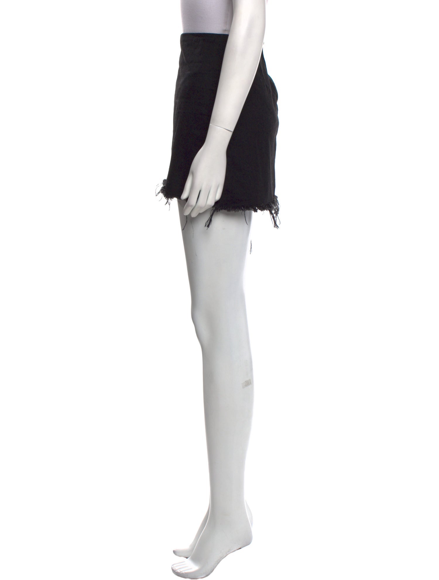 Denim x Alexander Wang Distressed Accents Mini Skirt