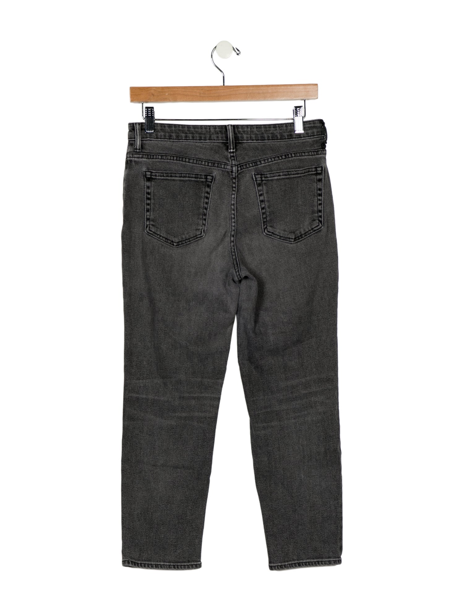 Denim x Alexander Wang Mid-Rise Skinny Leg Jeans
