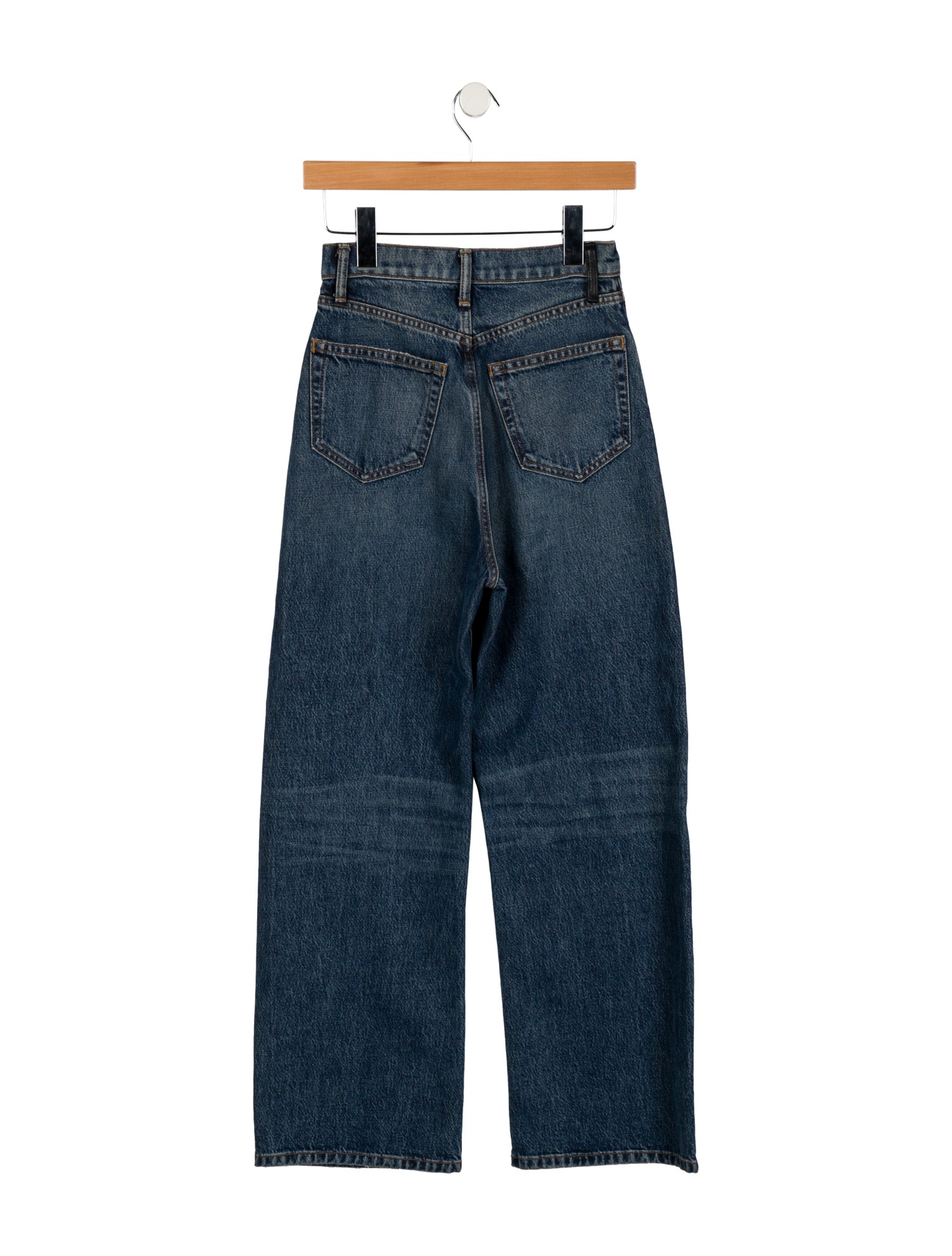 Denim x Alexander Wang High-Rise Wide Leg Jeans