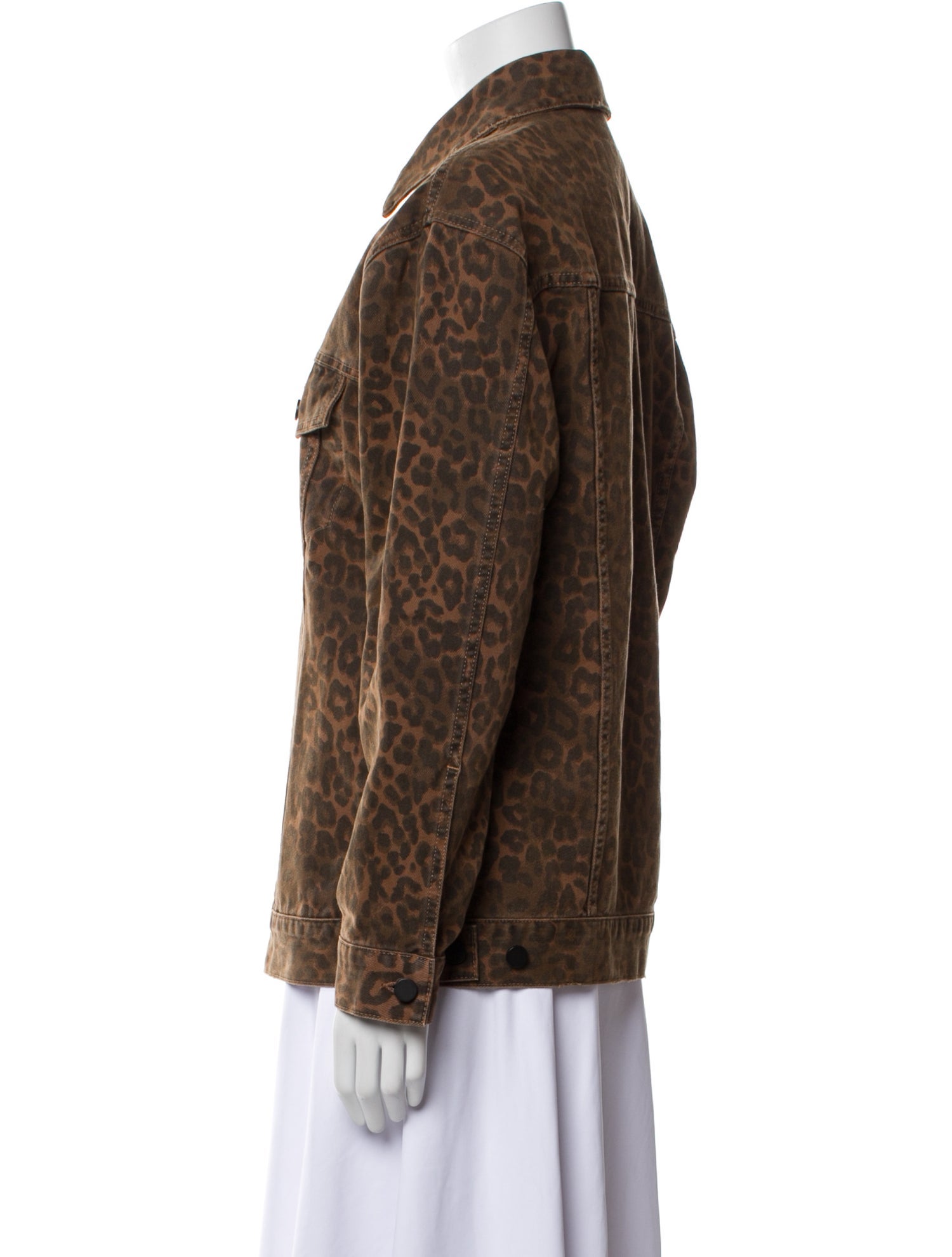 Denim x Alexander Wang Animal Print Jacket