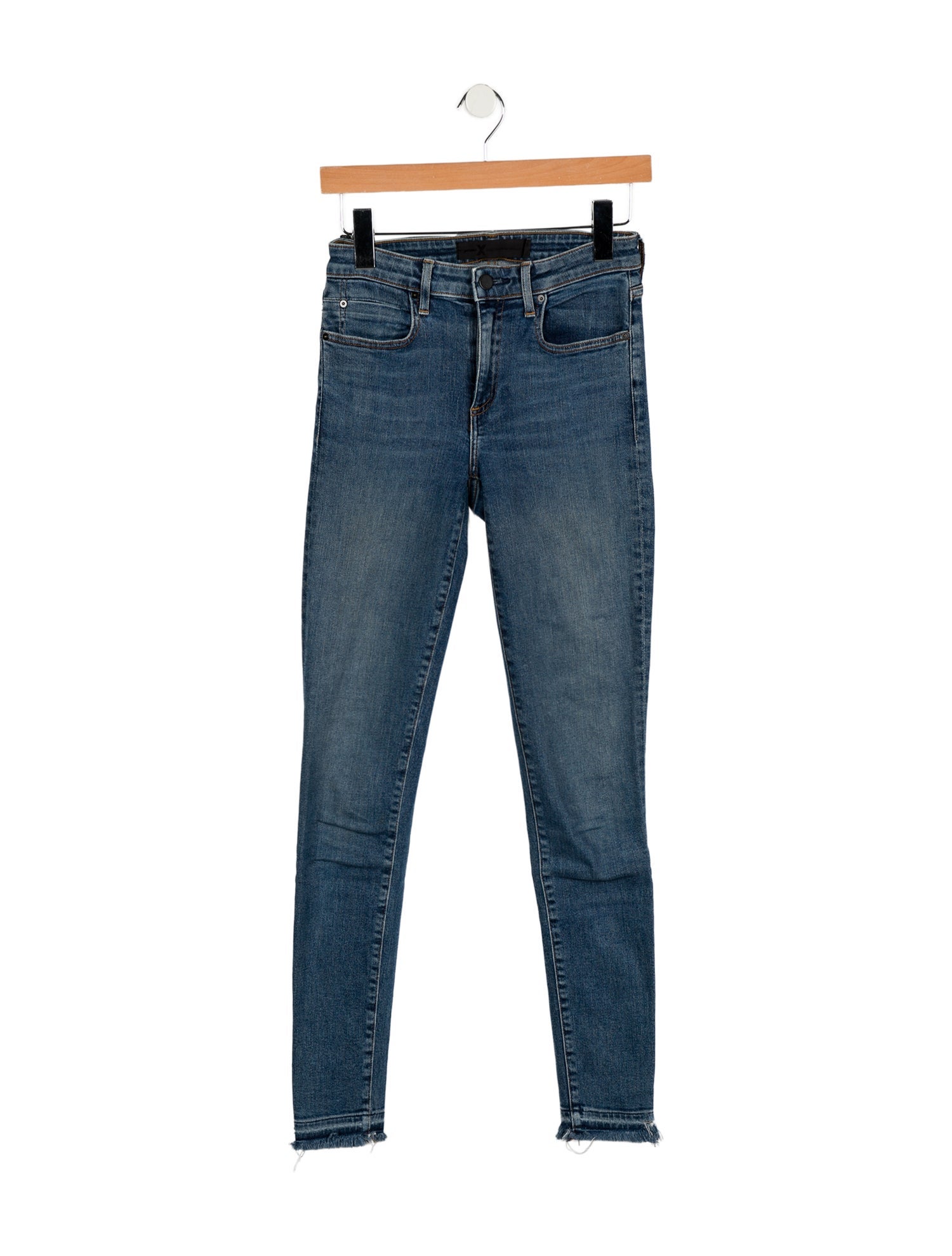 Denim x Alexander Wang High-Rise Skinny Leg Jeans