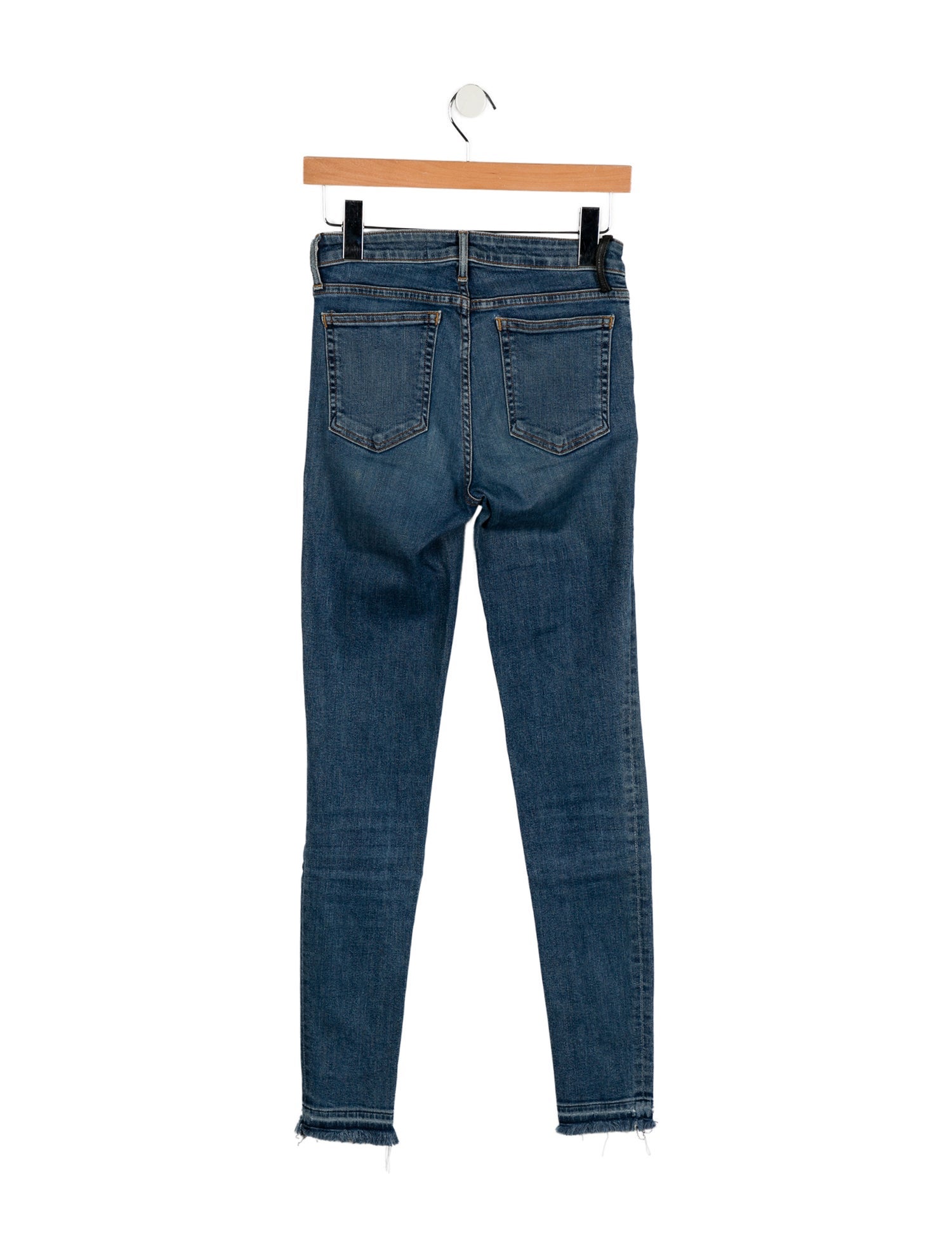 Denim x Alexander Wang High-Rise Skinny Leg Jeans
