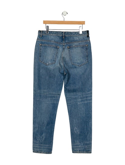 Denim x Alexander Wang High-Rise Straight Leg Jeans