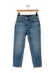 Denim x Alexander Wang Mid-Rise Straight Leg Jeans