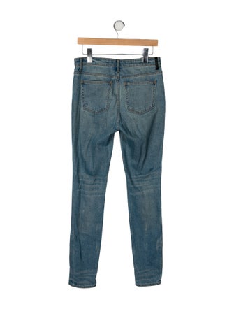 Denim x Alexander Wang Mid-Rise Skinny Leg Jeans
