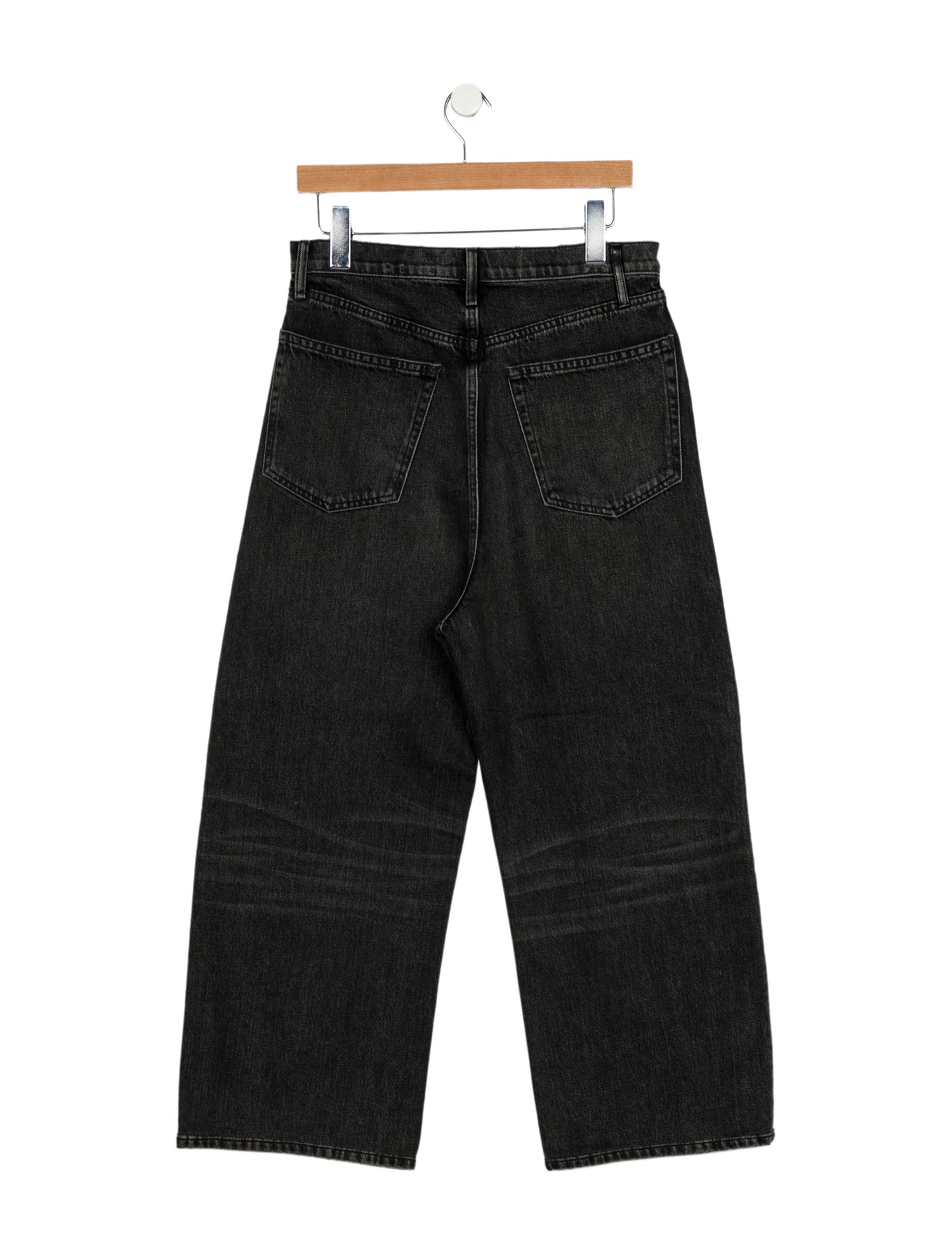 Denim x Alexander Wang High-Rise Wide Leg Jeans