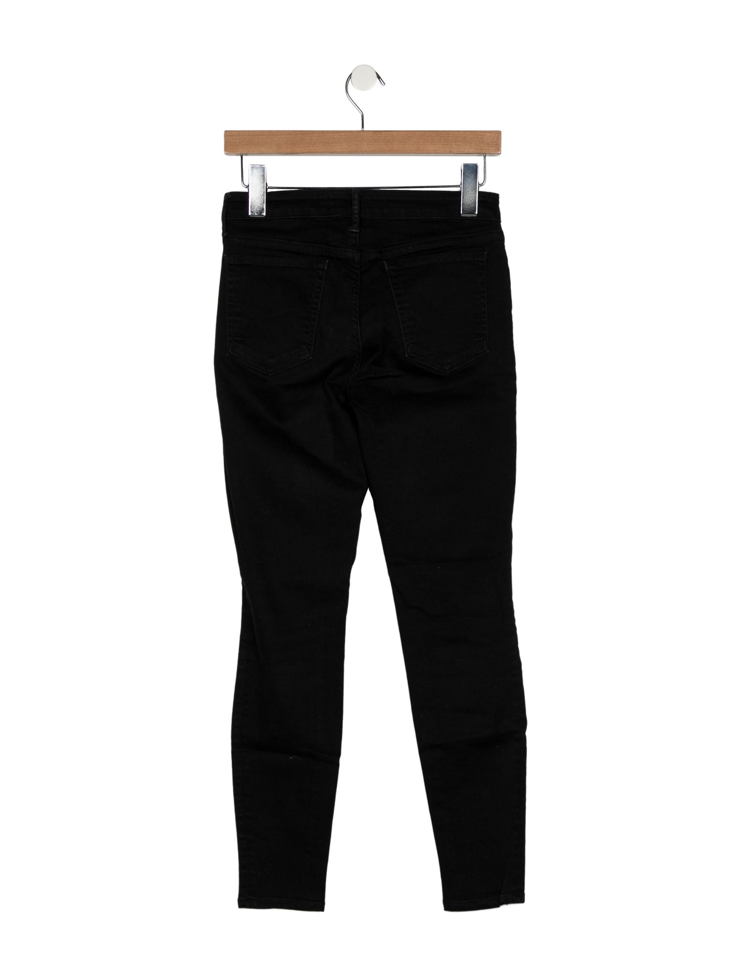 Denim x Alexander Wang Mid-Rise Skinny Leg Jeans