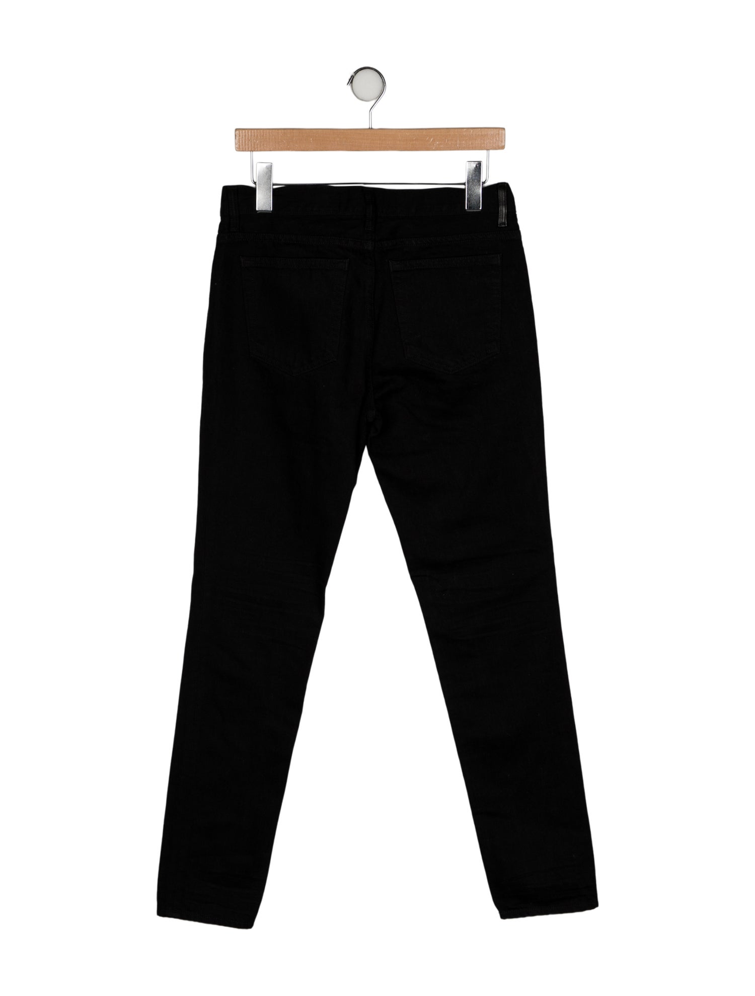 Denim x Alexander Wang Mid-Rise Straight Leg Jeans
