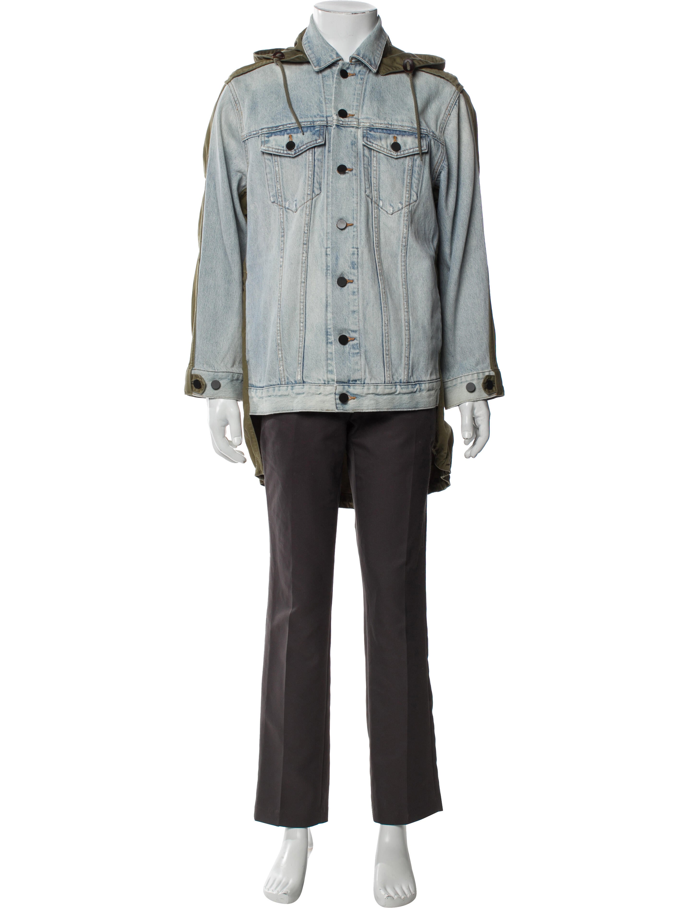 Denim x Alexander Wang Graphic Print Denim Jacket