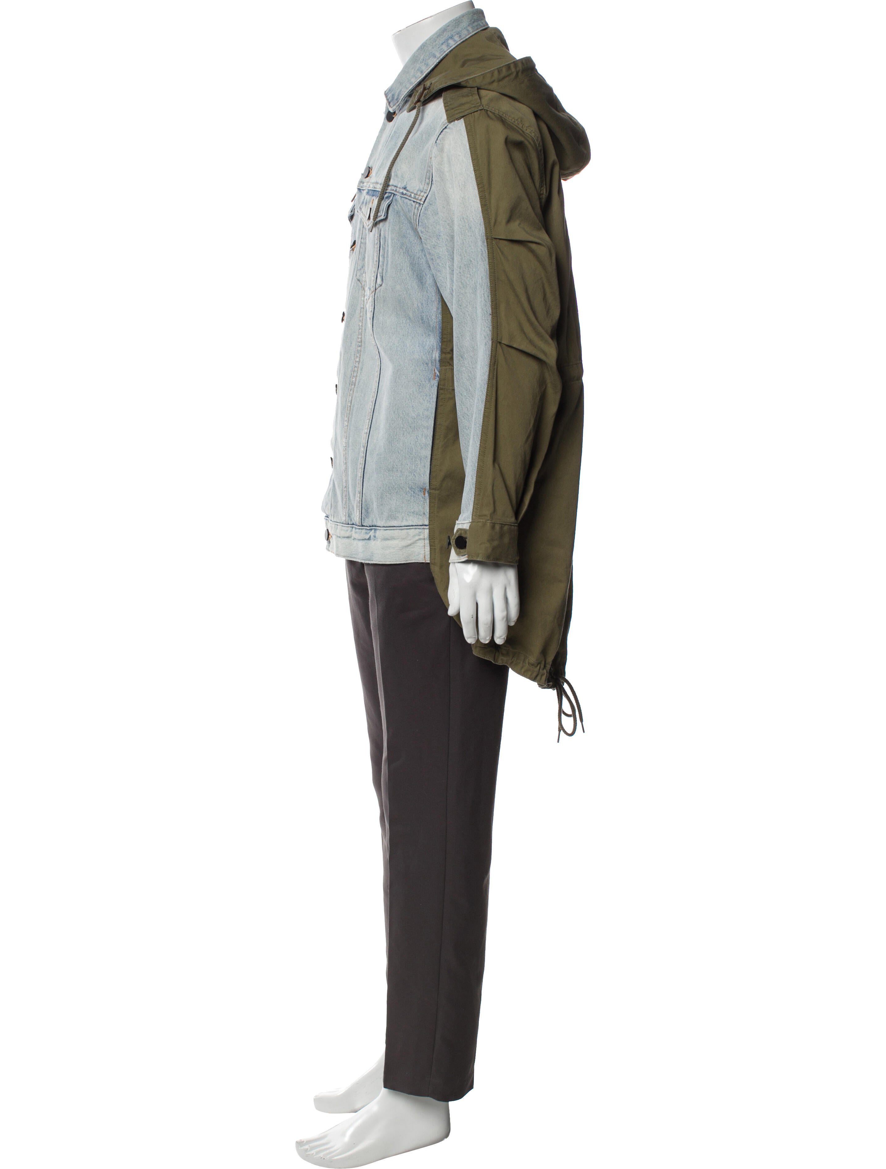 Denim x Alexander Wang Graphic Print Denim Jacket