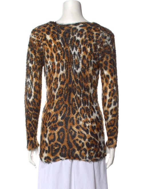 Denimaxx Animal Print Bateau Neckline Sweater