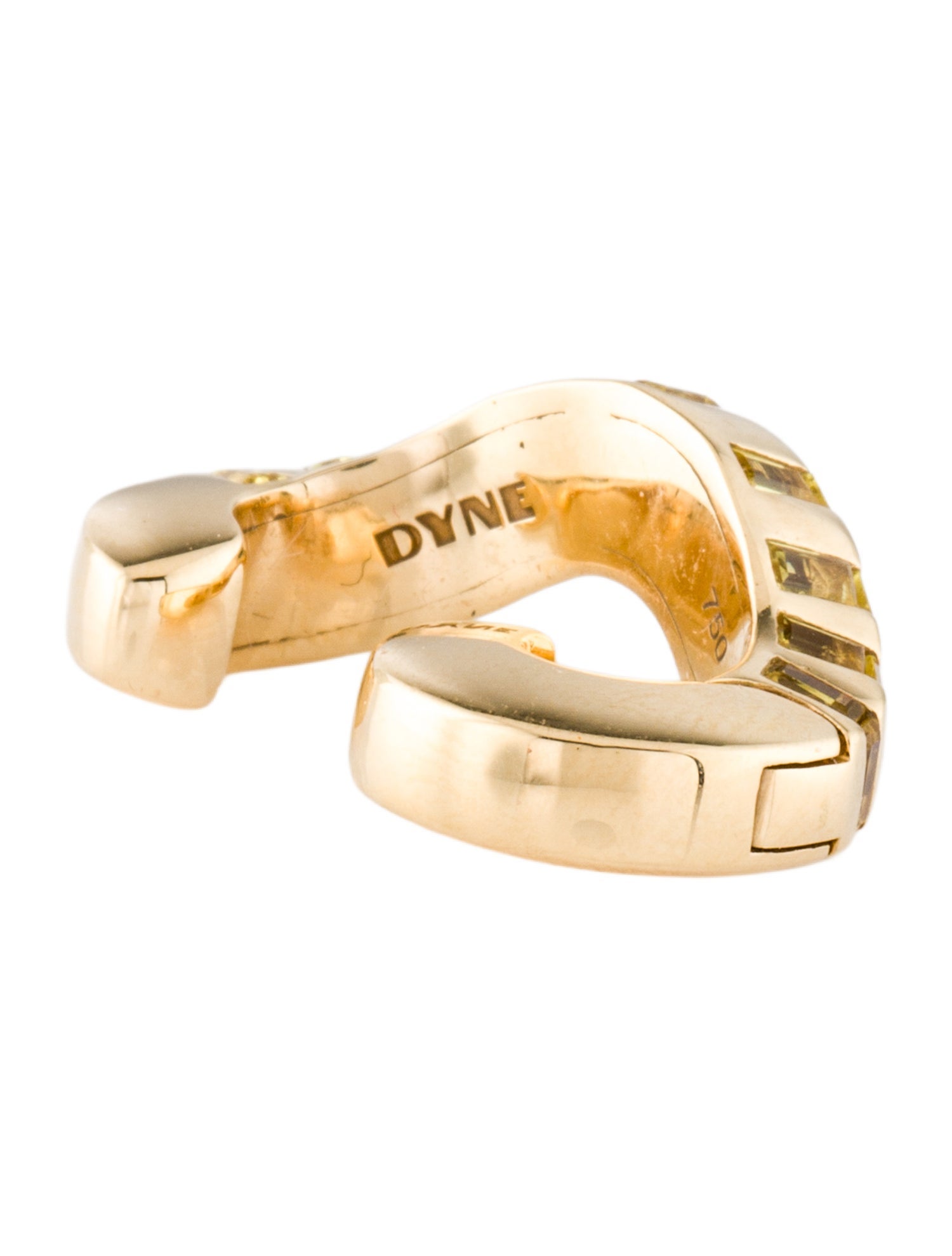 Dyne 18K 1.43 Yellow Sapphire Nemes Ear Cuff