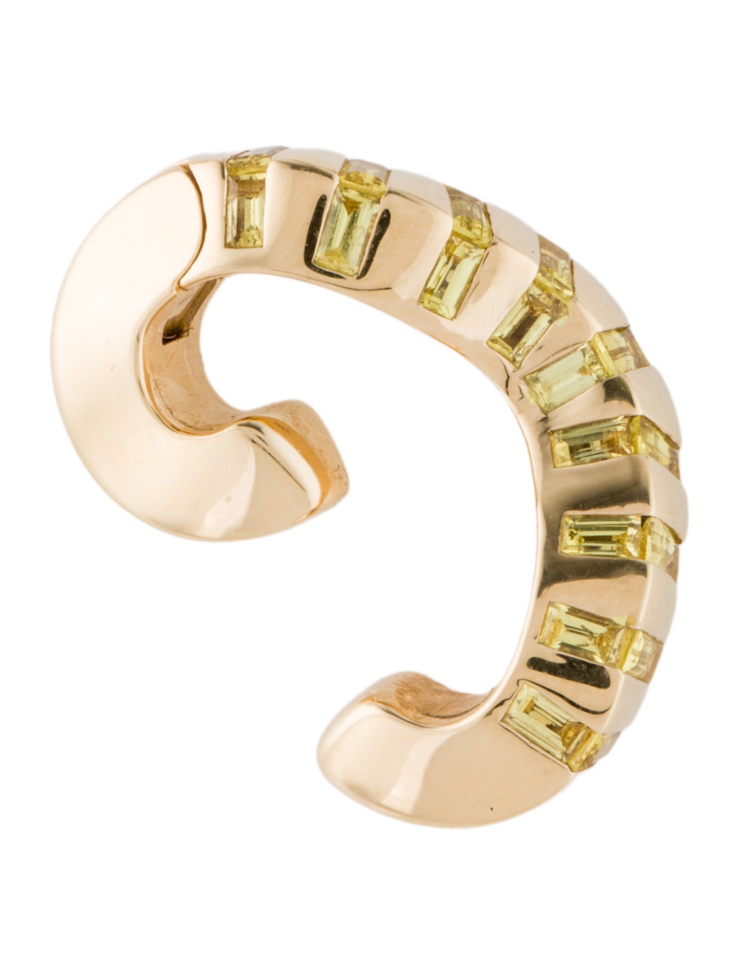 Dyne 18K 1.43 Yellow Sapphire Nemes Ear Cuff