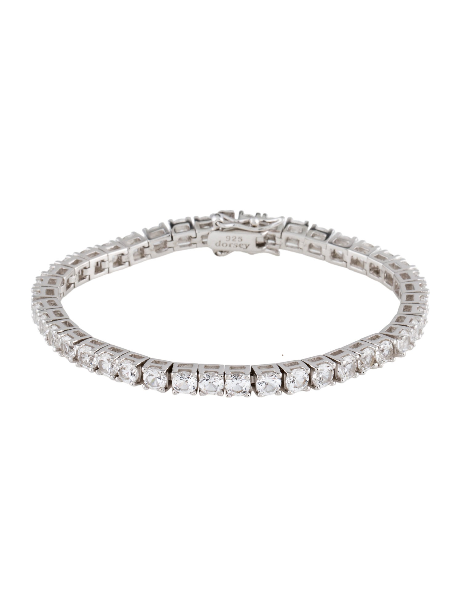 Dorsey 8.20ctw Synthetic Sapphire Kate Rivière Bracelet