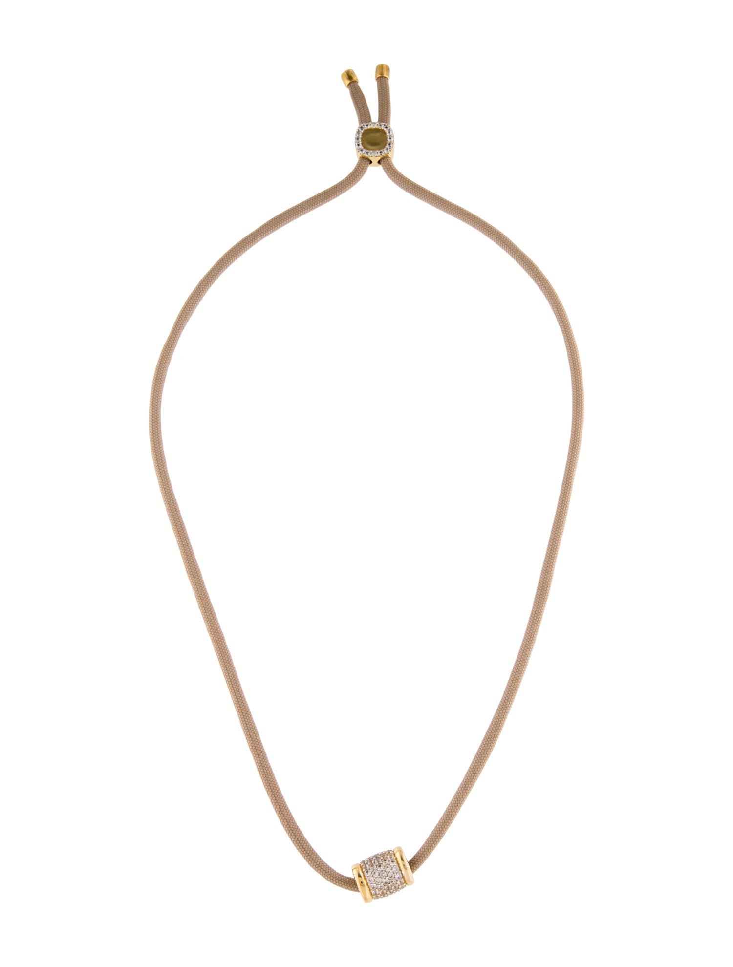 Dorsey Synthetic Sapphire Paracord Bolo Necklace