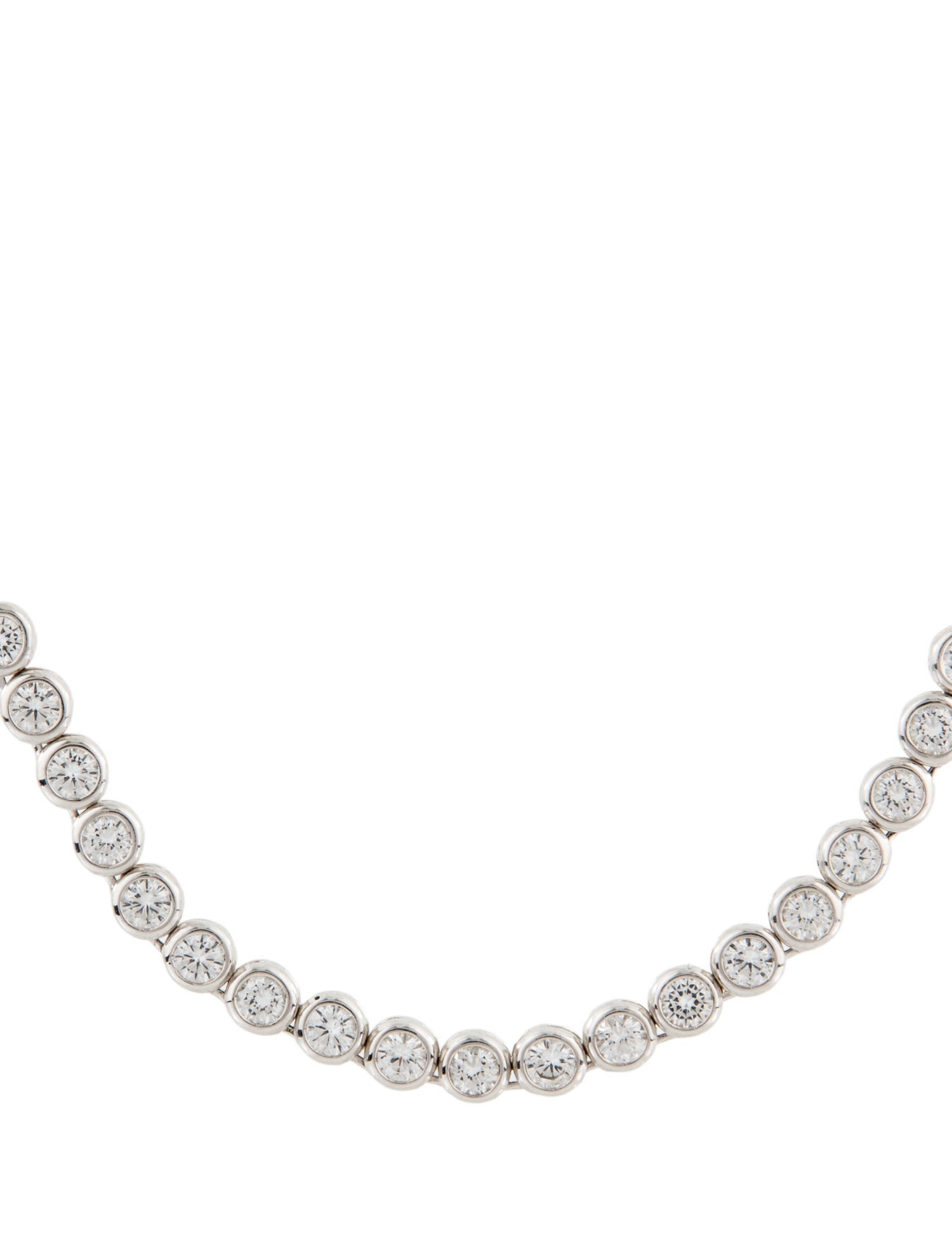 Dorsey 13.72ctw Synthetic Sapphire 'James' Riviere Necklace