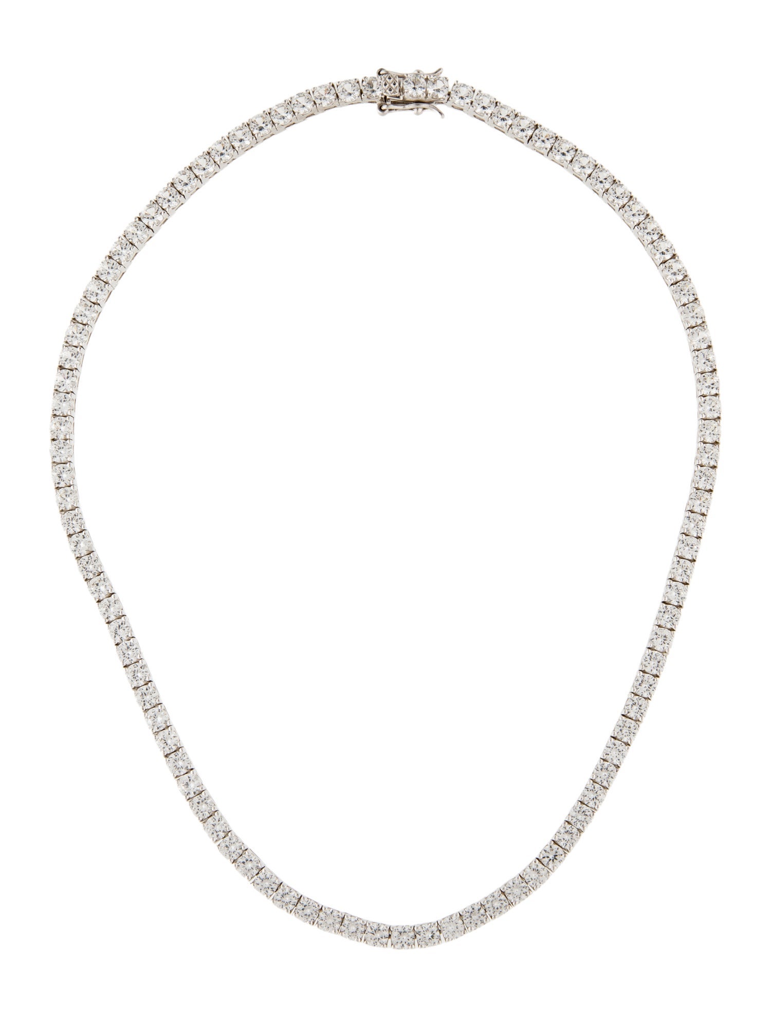 Dorsey 20.00ctw Synthetic Sapphire Kate Rivière Necklace