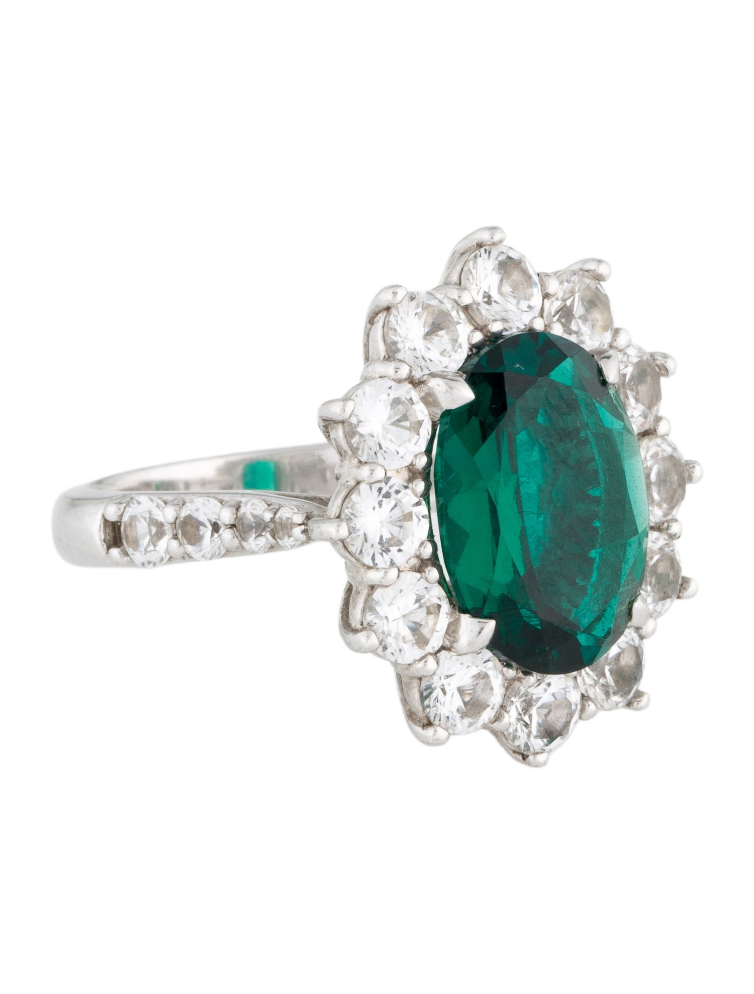 Dorsey Synthetic Emerald & Synthetic Sapphire Spencer Cocktail Ring