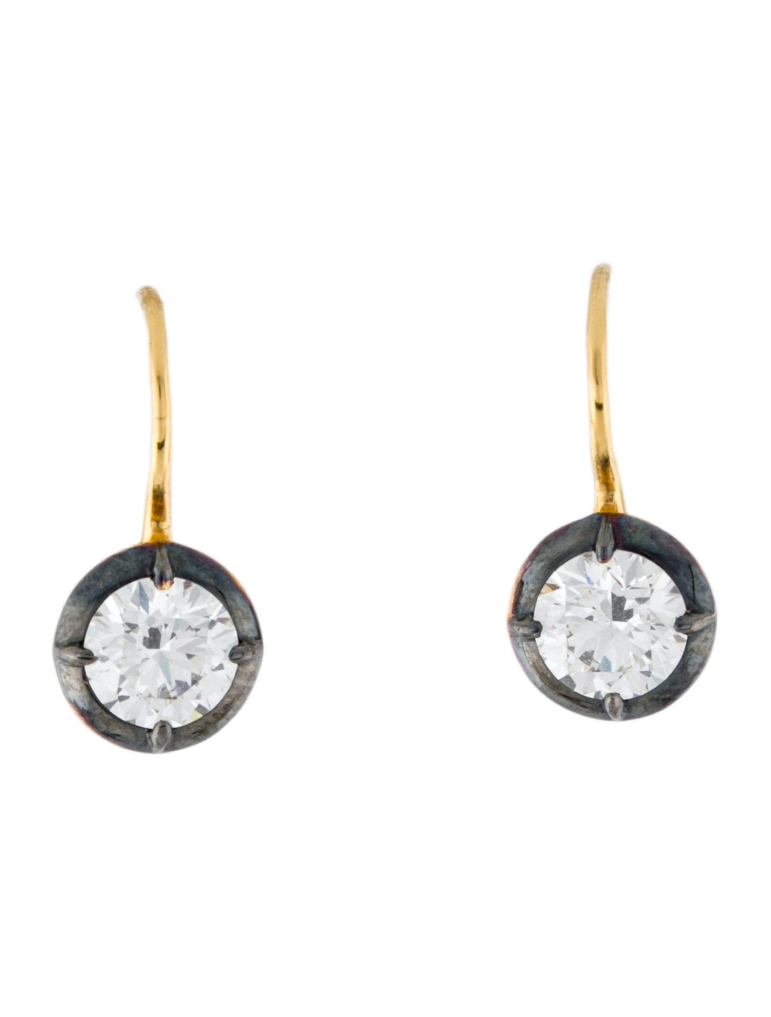Dorsey 14K 1.94ctw Lab-Grown Diamond Lucien Leverback Earrings