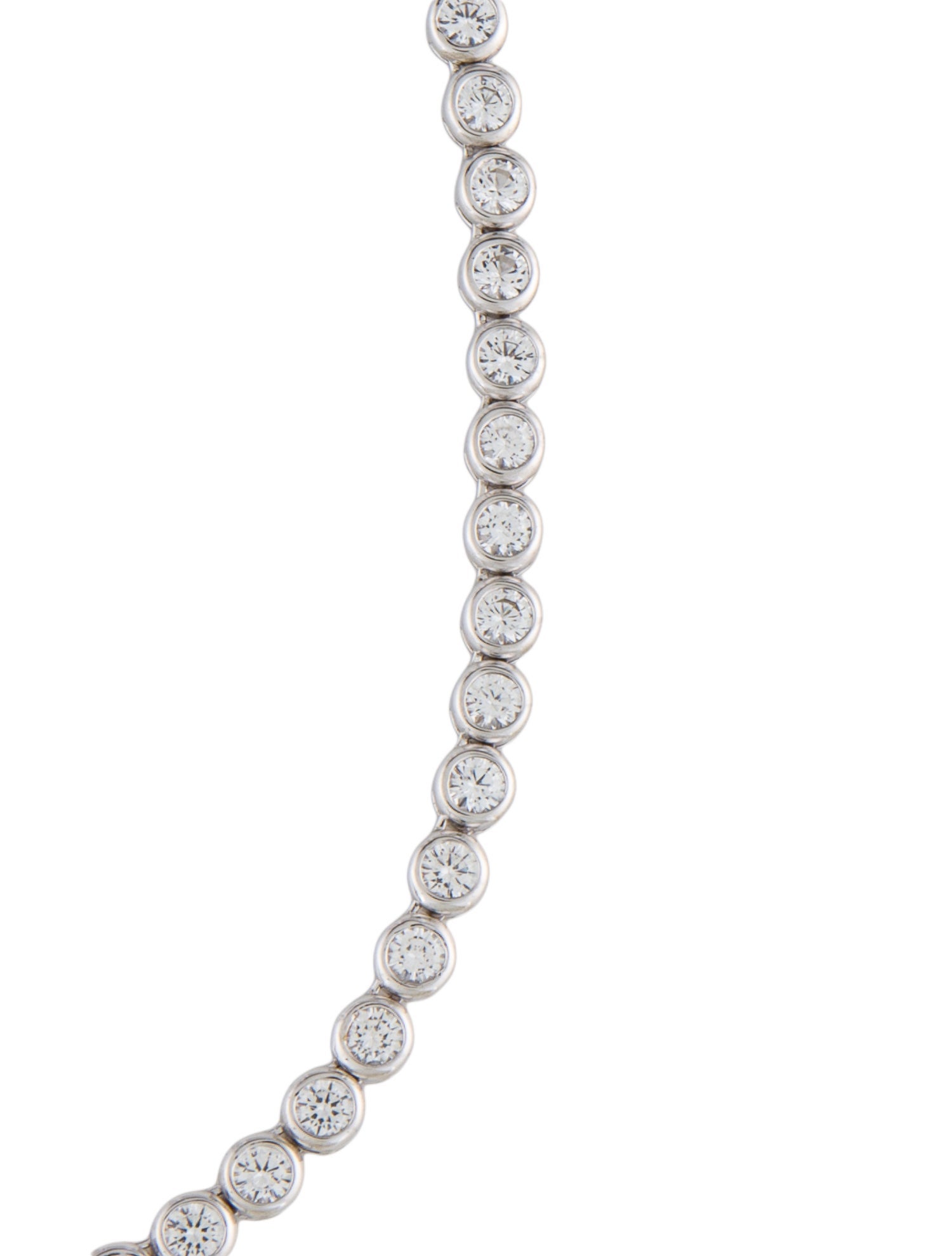 Dorsey Lab-Grown Sapphire James Bezel Riviere Necklace