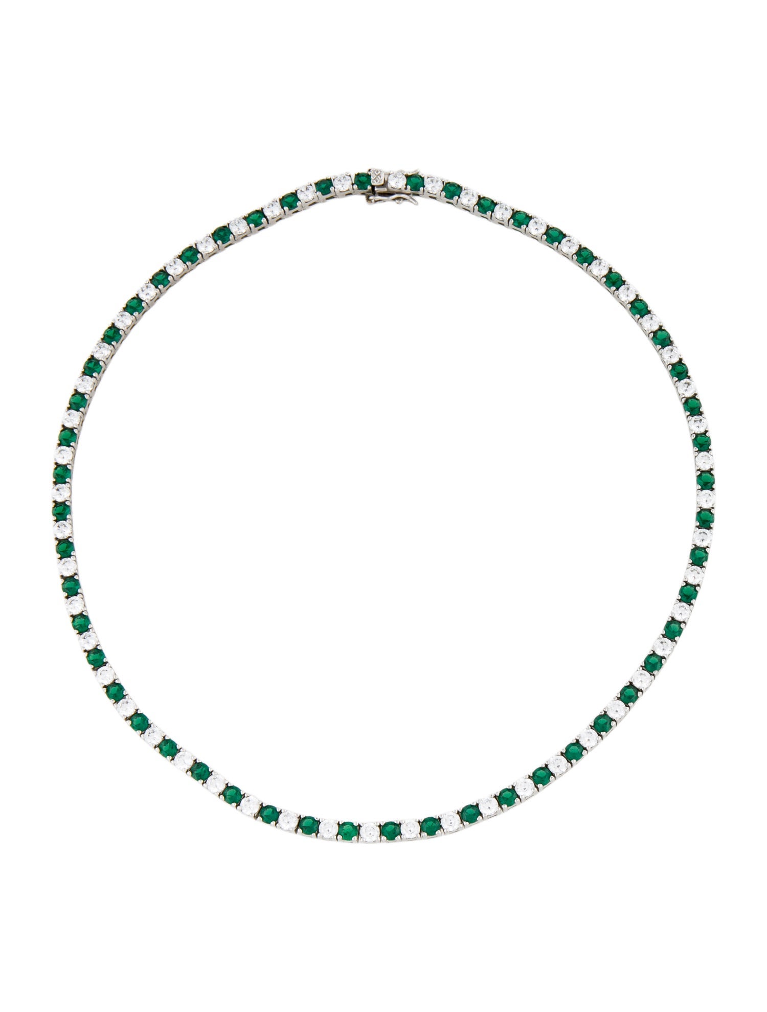 Dorsey Cubic Zirconia Kate Riviere Tennis Necklace