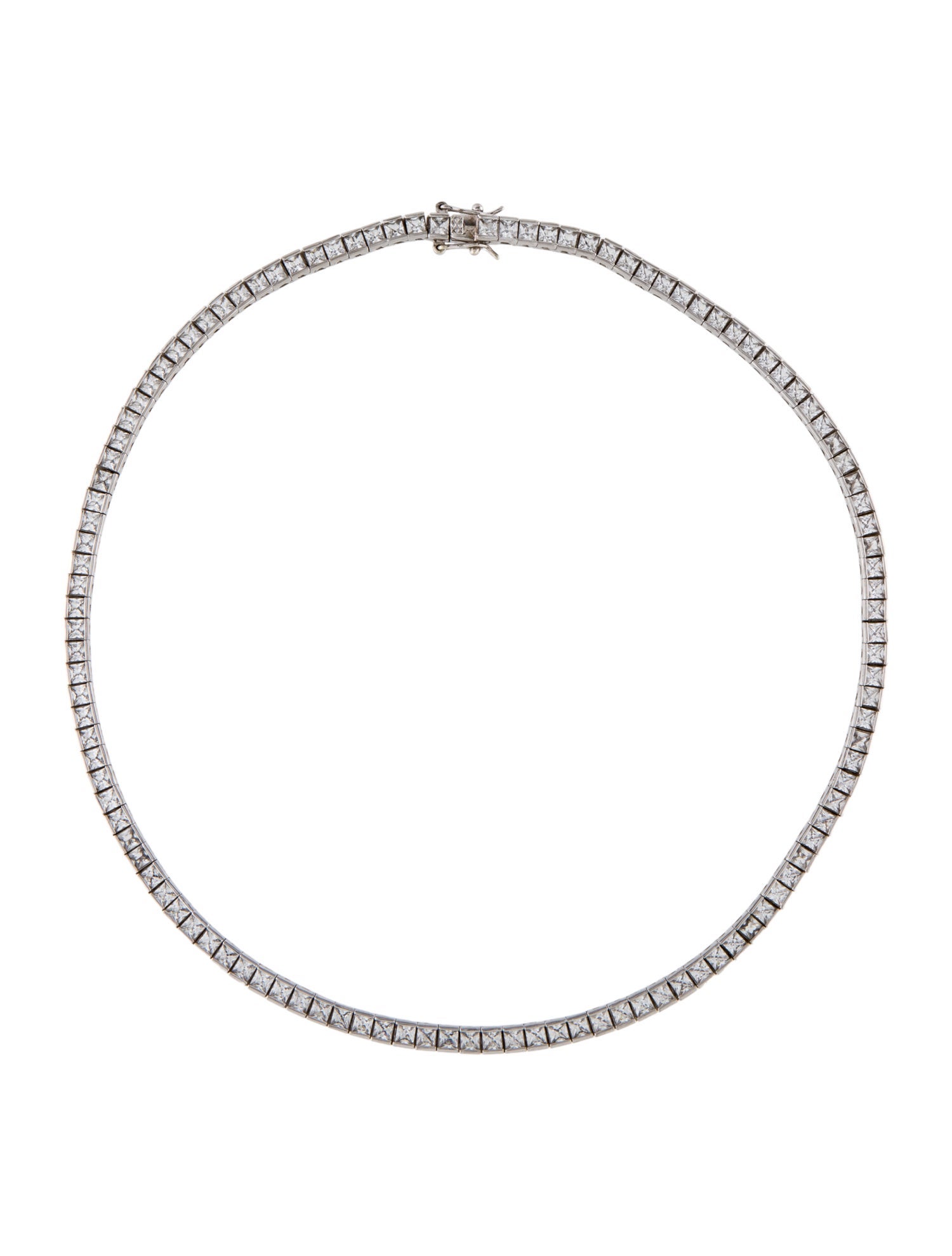 Dorsey Synthetic Sapphire Riviere Necklace