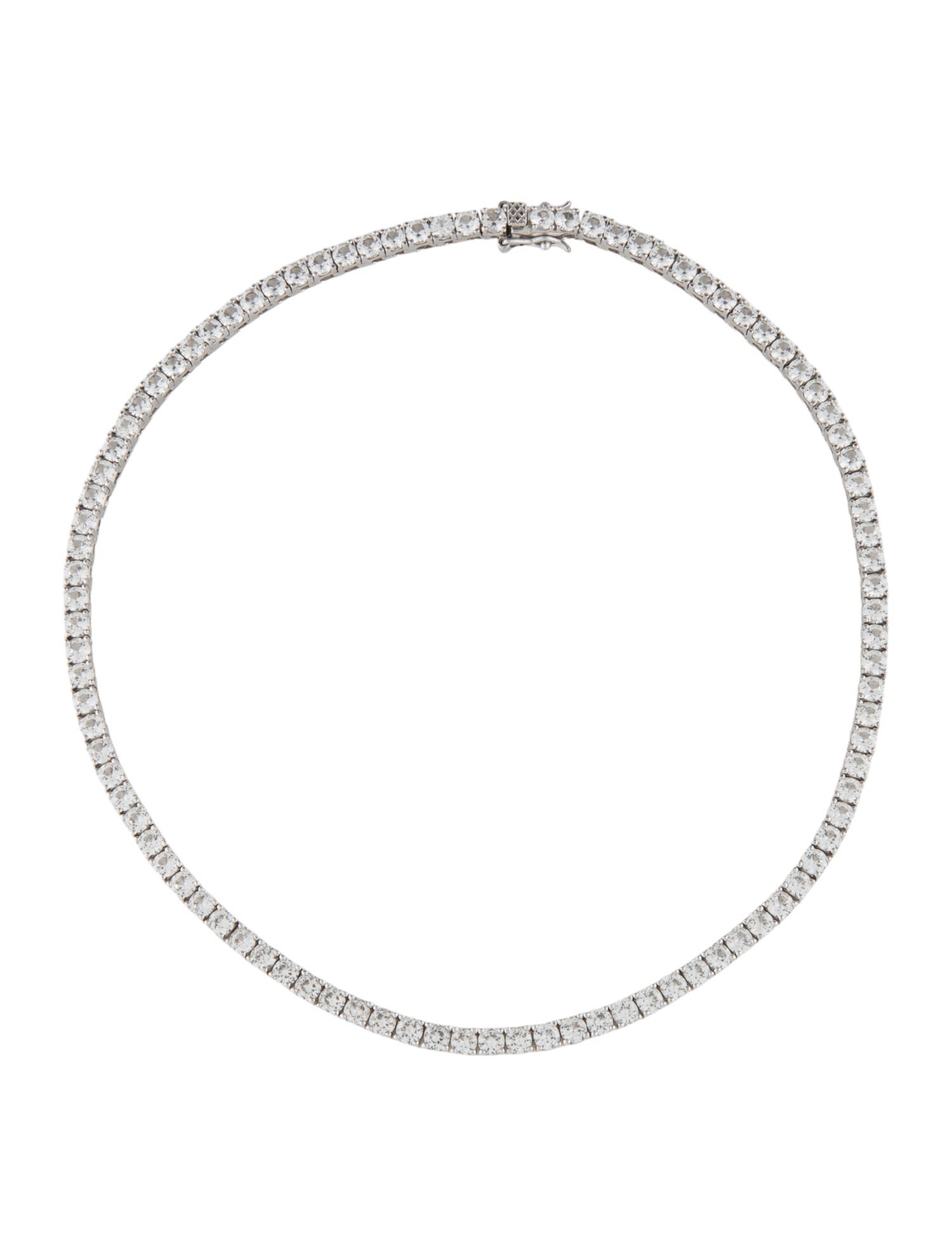 Dorsey 20.00ctw Synthetic Sapphire Kate Riviére Necklace